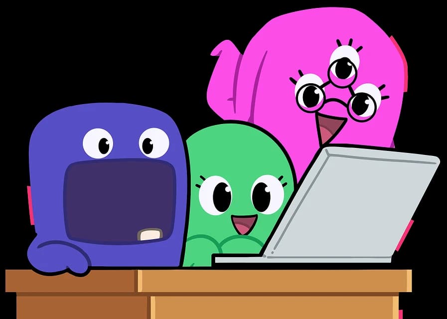 Friendly monster characters